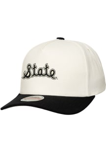 Mitchell and Ness Ivory Michigan State Spartans 2T CF Pro Crown Adjustable Hat