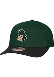 Mitchell and Ness Michigan State Spartans Two Tone Classic Pro Snap Adjustable Hat - Green