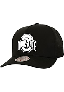 Mitchell and Ness Ohio State Buckeyes Perfect Pro Adjustable Hat - Black