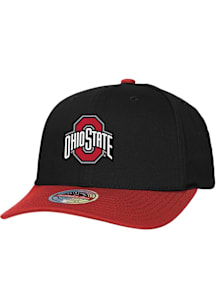 Mitchell and Ness Ohio State Buckeyes 2T CR Pro Adjustable Hat - Black