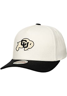 Mitchell and Ness Colorado Buffaloes 2T CF Pro Crown Adjustable Hat - Ivory