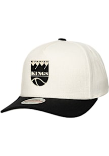Mitchell and Ness Kansas City Kings 2T Classic Red Pro Snap Adjustable Hat - Ivory