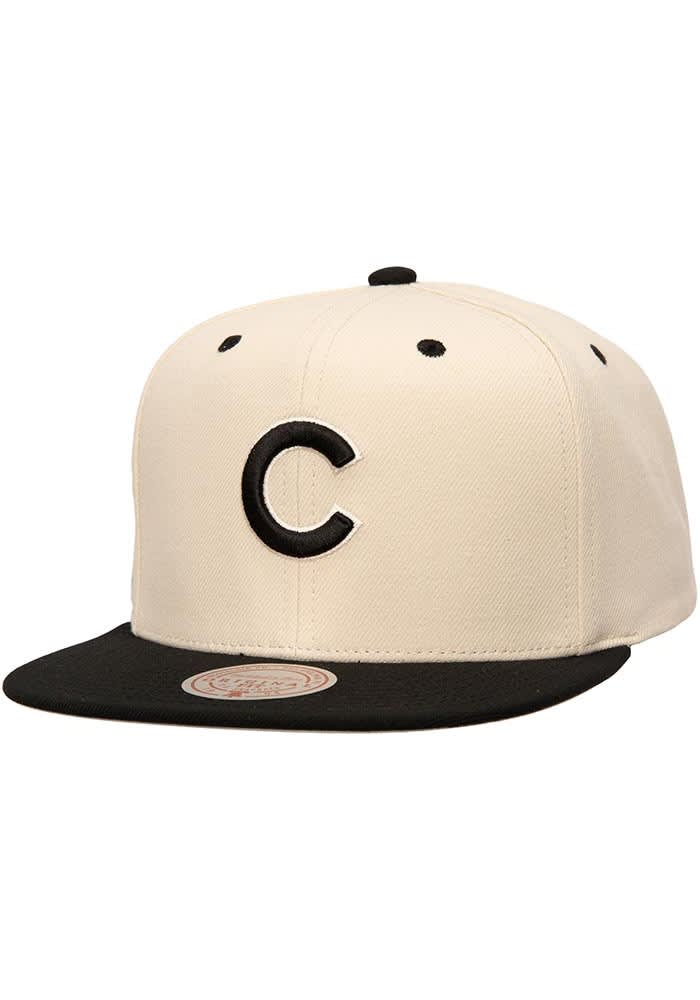 Chicago Cubs Mitchell and Ness IVORY Evergreen Cream & Black