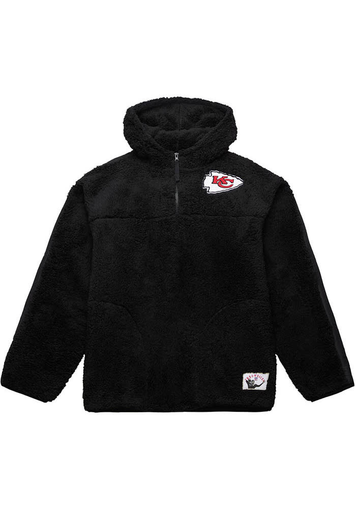 Mitchell and Ness Chiefs Sherpa Pullover Pullover Jackets