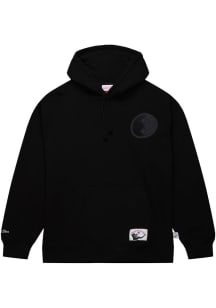 Mitchell and Ness Pittsburgh Steelers Mens Black Tonal Logo Fashion Hood