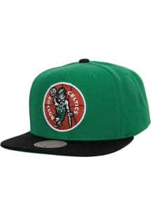 Mitchell and Ness Boston Celtics Green Evergreen 2T 2.0 Mens Snapback Hat