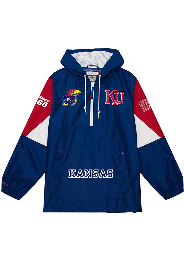Mitchell and Ness Kansas Jayhawks Mens ROYAL Origins Light Weight