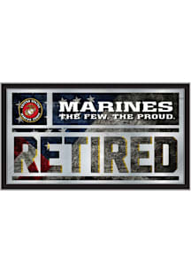 Marine Corps Retired Hanging Back Bar Mirror