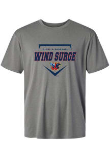 Summit Sportswear Wichita Wind Surge Youth Graphite Homeplate Short Sleeve T-Shirt