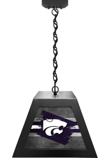 Black K-State Wildcats Pendant Billiard Lamp