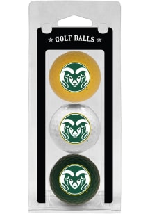 Colorado State Rams 3 Pack Golf Balls