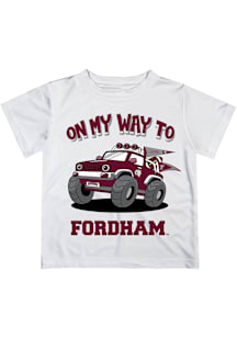 Vive La Fete Fordham Rams Youth White On My Way Short Sleeve T-Shirt