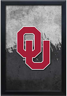 Oklahoma Sooners Snap Frame LED Sign - Black