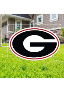 Georgia Bulldogs Team Yard Sign - Black