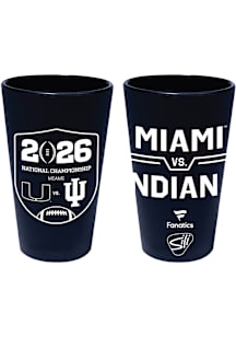 Indiana Hoosiers 2026 CFP National Championship vs. Miami Silicone Pint Glass - Red