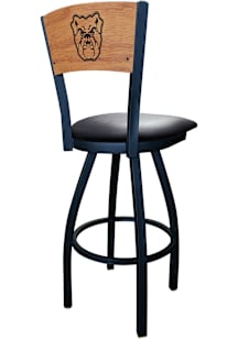 Butler Bulldogs Vinyl Seat Maple Back Swivel Pub Stool - Black