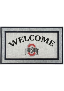 Ash Ohio State Buckeyes Welcome 18x30 Door Mat