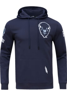 Pro Standard Howard Bison Mens Navy Blue Classic Long Sleeve Hoodie