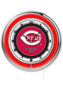 Cincinnati Reds 19in Neon Wall Clock