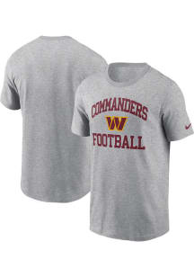 Nike Washington Commanders Ash Logo Essential Short Sleeve T Shirt