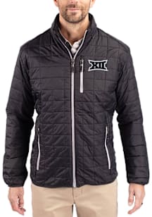 Cutter and Buck Big 12 Mens Black Rainier PrimaLoft Big and Tall Lined Jacket