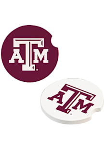 Texas A&M Aggies 2Pk Car Coaster - Maroon