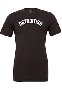 Detroit Black Detroitish Short Sleeve Fashion T Shirt