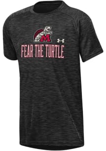 Youth Maryland Terrapins Black Under Armour Rye Tech Short Sleeve T-Shirt