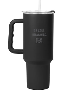 Black Drexel Dragons 40oz Full Color PC Stainless Steel Tumbler