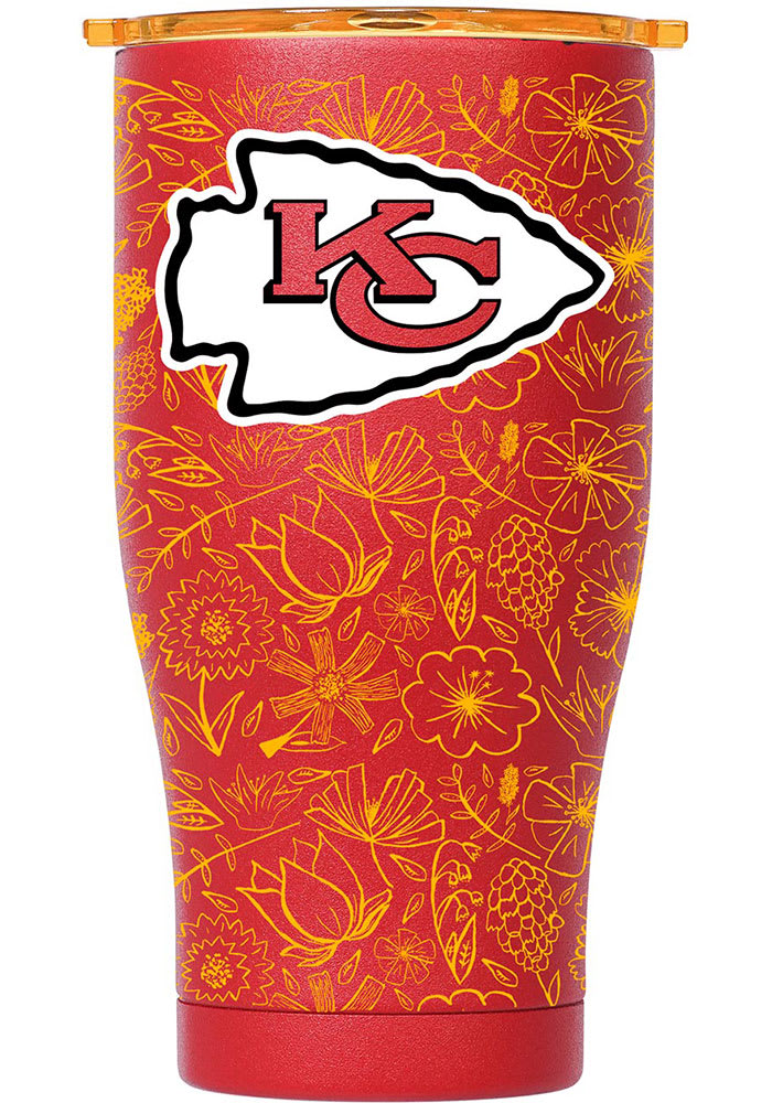 Kansas City Chiefs Chaser 27oz Floral Print Stainless Steel Tumbler - Red
