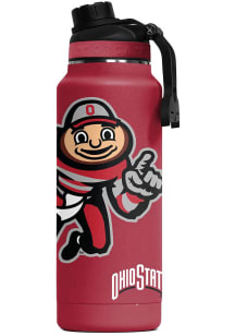Ohio State Buckeyes Hydra 34 oz Black Mascot Stainless Steel Bottle