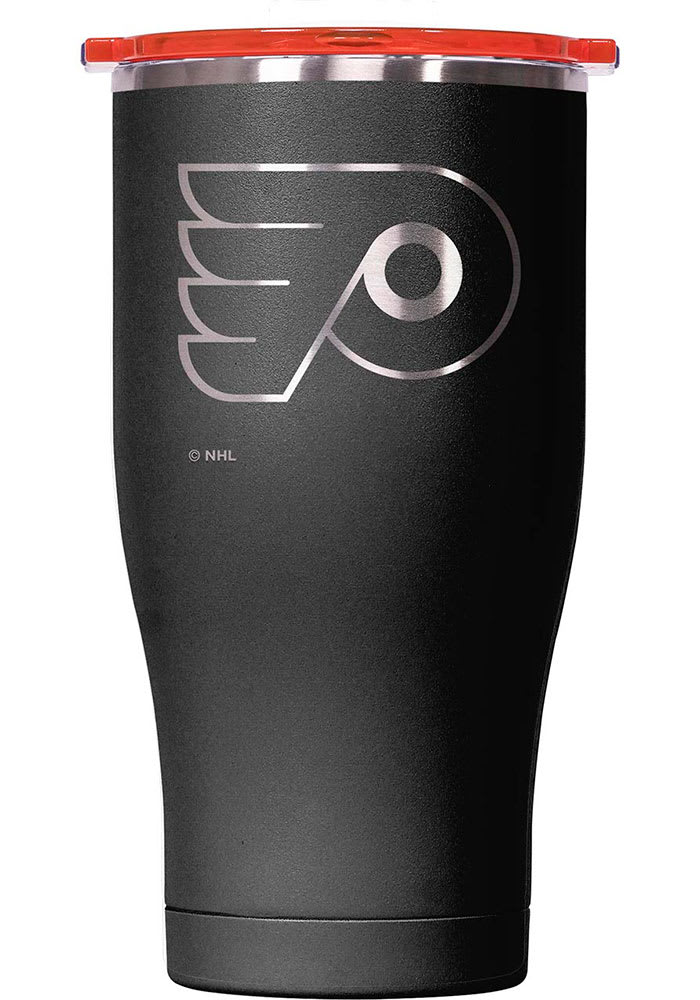 Pittsburgh Steelers ORCA Chaser 27oz Laser Etched Logo Stainless Steel  Tumbler - Black