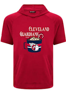 Levelwear Cleveland Guardians Red Phase Mellow Short Sleeve Hoods