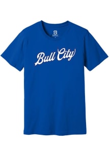 Summit Sportswear Durham Bulls Blue Alt Logo Wordmark Short Sleeve T Shirt