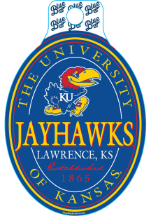 Kansas Jayhawks Oval Stickers