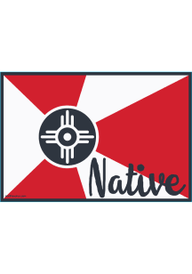 Wichita Flag Native Stickers