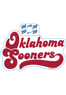 Oklahoma Sooners Word Mark Stickers