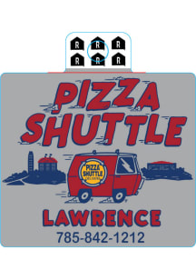 Kansas Pizza Shuttle Stickers