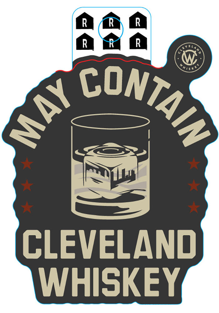 Cleveland Whiskey May Contain Whiskey Stickers