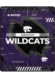 Purple K-State Wildcats Game tech 60 x 72 Fleece Blanket