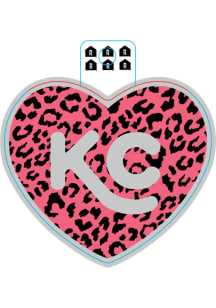 Kansas City Cheetah Heart Stickers