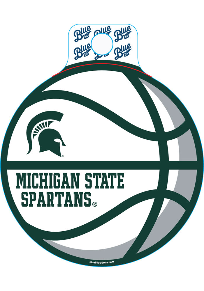 Michigan State Spartans Basketball Stickers