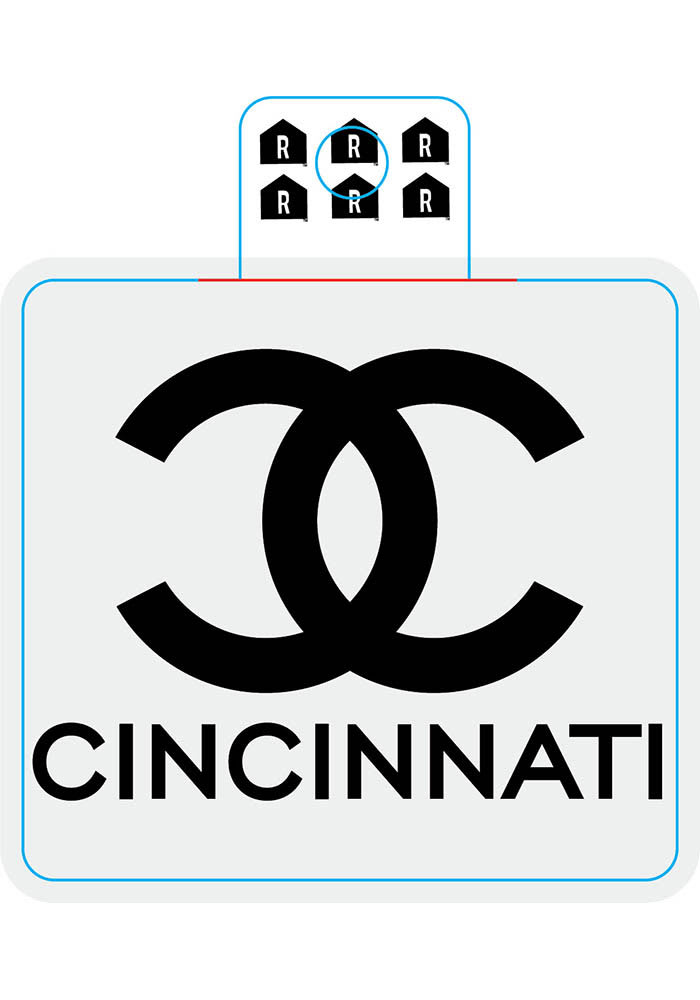 Cincinnati Double C Stickers