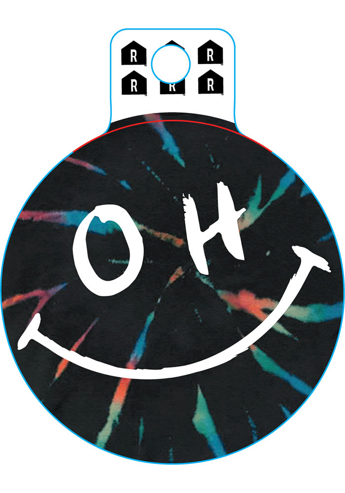 Ohio Ohio Tie Dye Smile Stickers