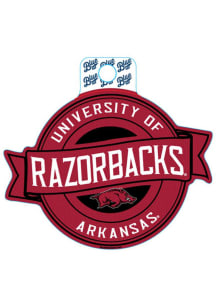 Arkansas Razorbacks Circle Banner Stickers