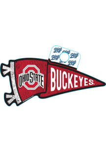 Ohio State Buckeyes Athletic O Red Pennant Stickers