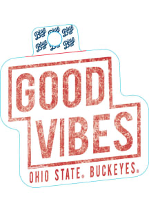 Ohio State Buckeyes Good Vibes Stickers