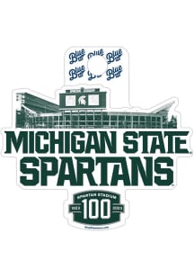 Michigan State Spartans Stadium 100th Anniversary Stickers