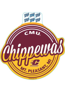 Central Michigan Chippewas Logo Stickers