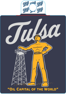 Tulsa Driller Stickers